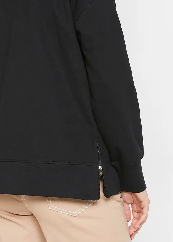 Sweatshirt av bomullsmix, bonprix