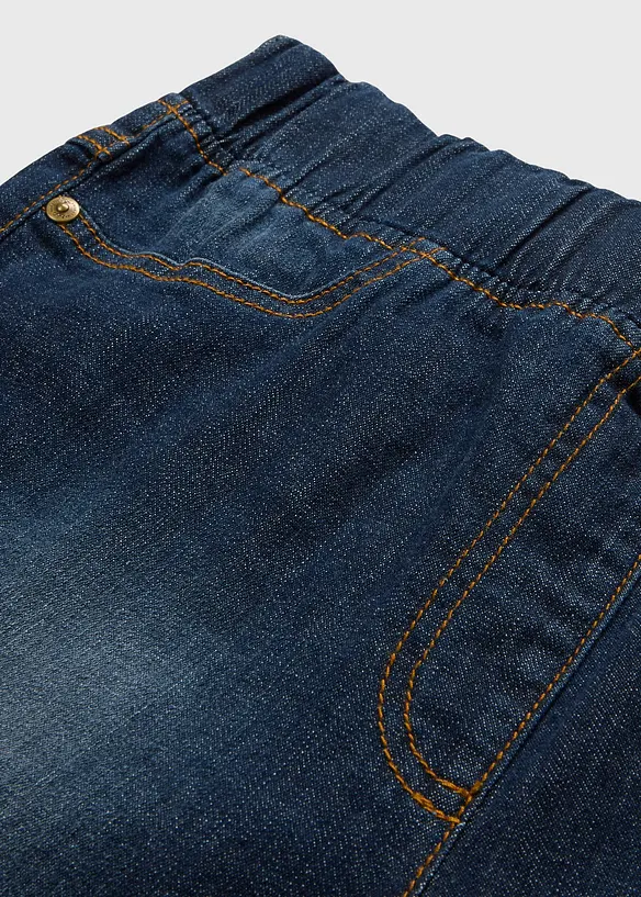 Slim Fit Jeans, Mid Waist, med bomull, bonprix