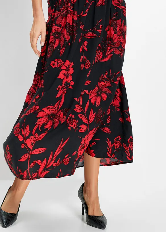 Maxikjol i viskos, bonprix