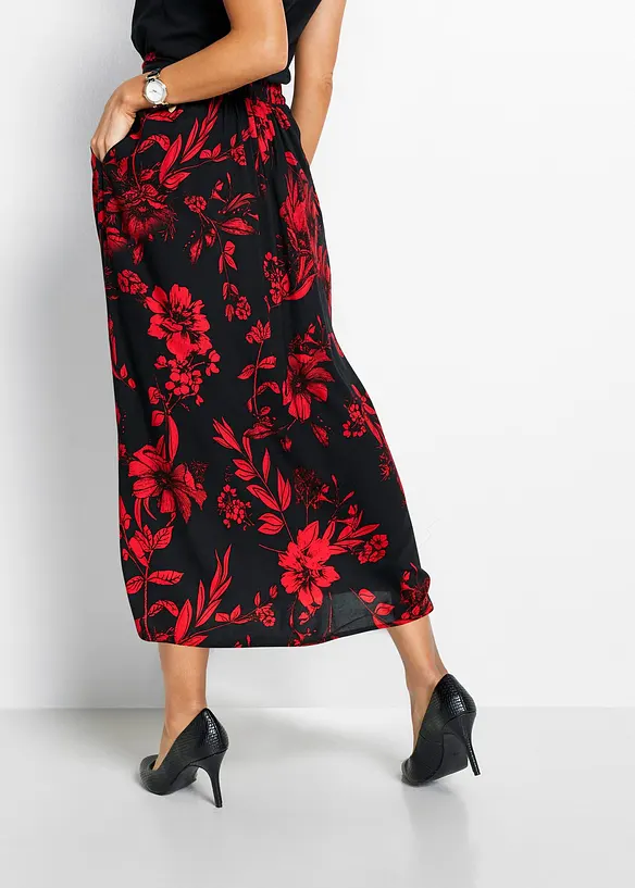 Maxikjol i viskos, bonprix