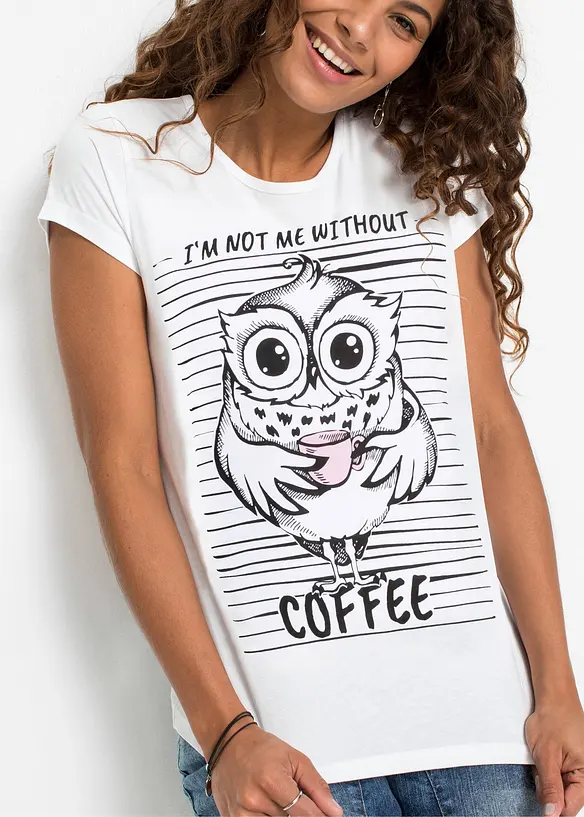 T-shirt av ren bomull, bonprix