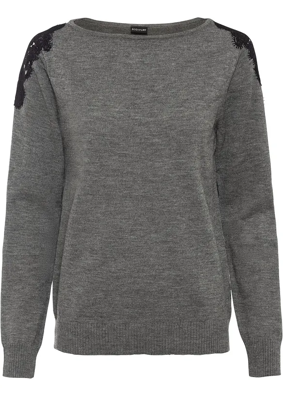 Finstickad tröja, bonprix