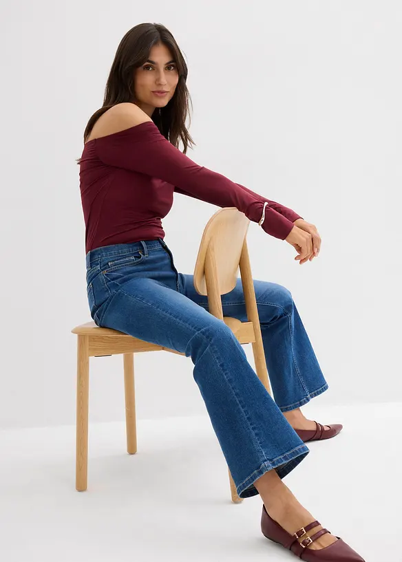 Bootcut-jeans Mid Waist, bonprix
