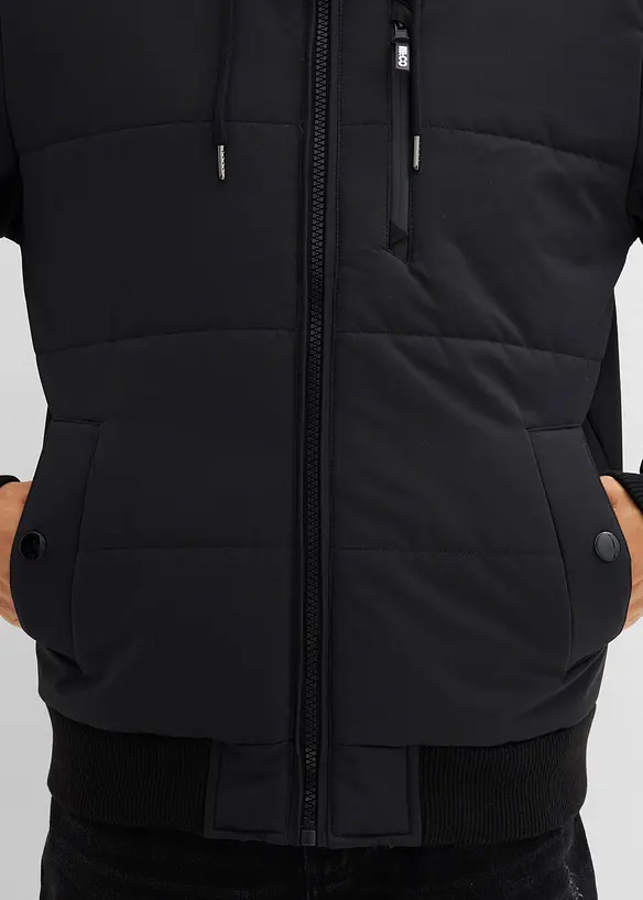 Kviltad jacka i lumbermodell, bonprix