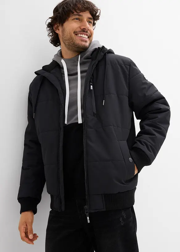 Kviltad jacka i lumbermodell, bonprix