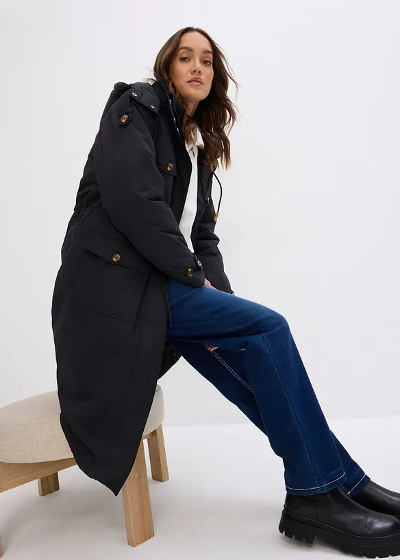Vinterkappa med 2-i-1-look, bonprix
