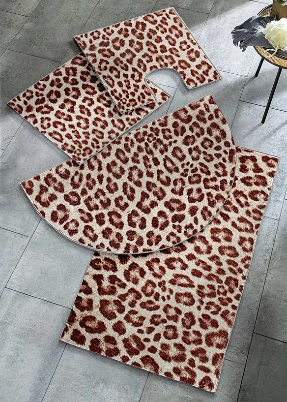 Badrumsmatta med leopardmönster, bonprix