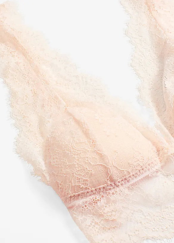 Bralette av mjuk spets, bonprix