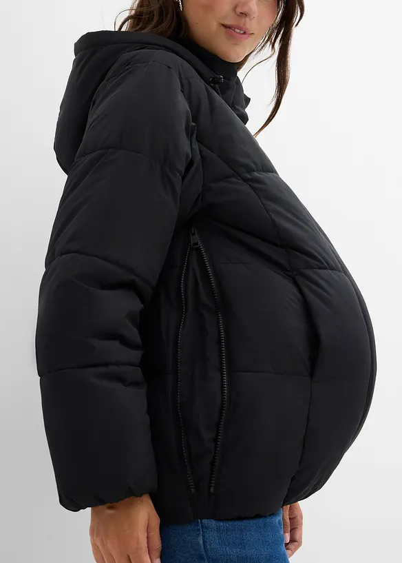 Vadderad mammajacka med babyficka, bonprix