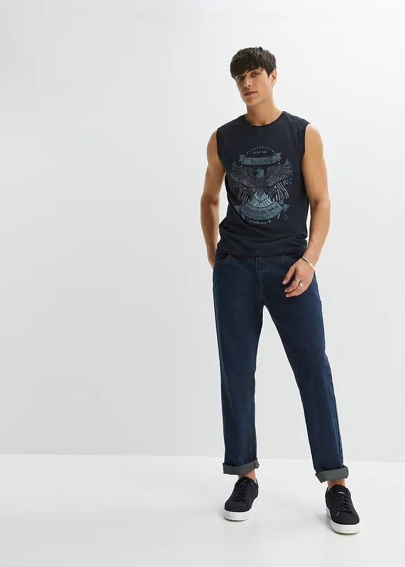 Bomullslinne med tvättad look, bonprix