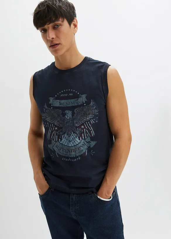 Bomullslinne med tvättad look, bonprix