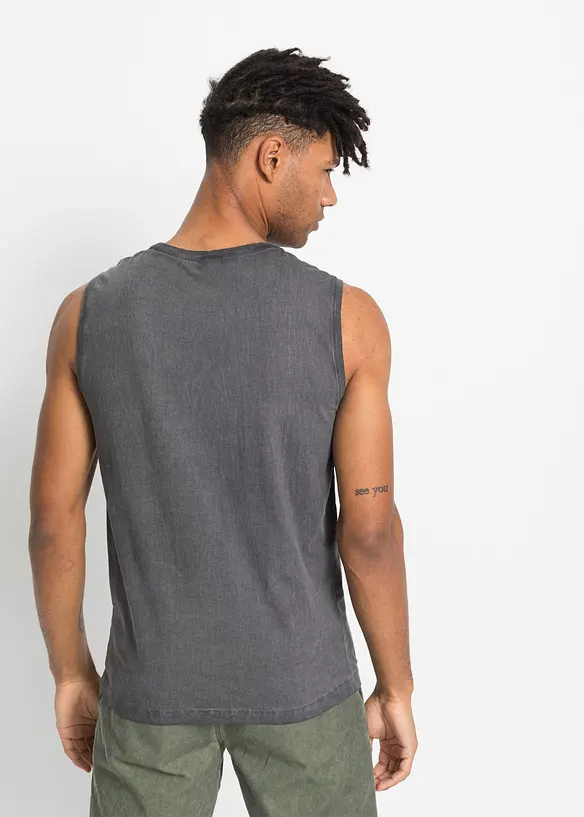 Bomullslinne med tvättad look, bonprix
