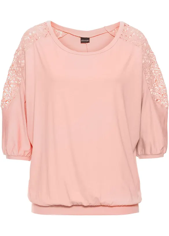 Oversizetopp av viskosmix, bonprix