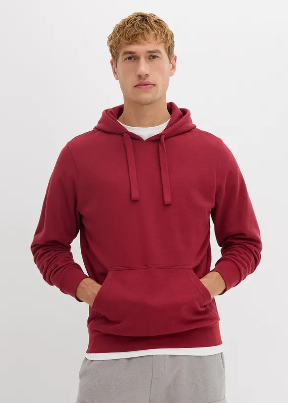 Sweatshirt med huva, bonprix