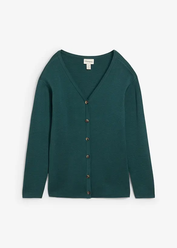 Finstickad cardigan, bonprix