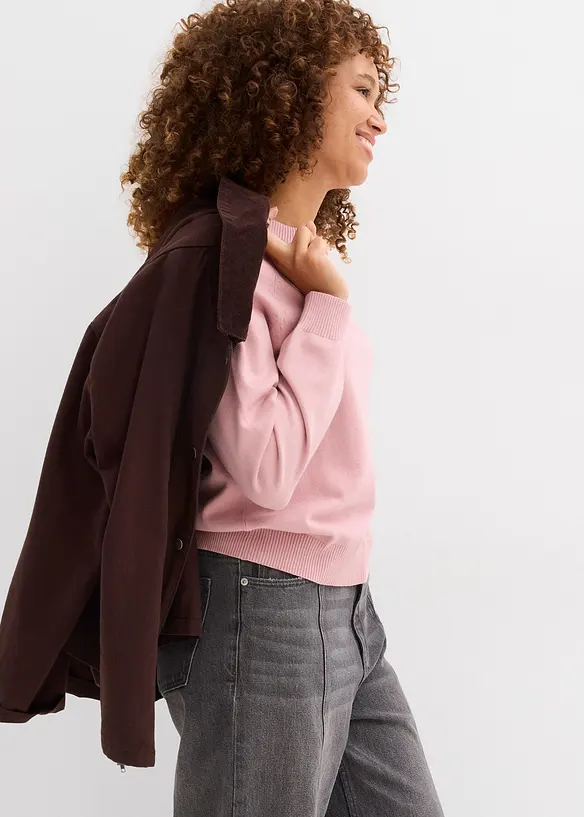 Finstickad tröja, bonprix