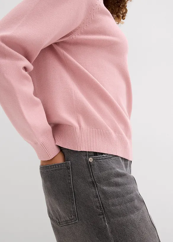 Finstickad tröja, bonprix