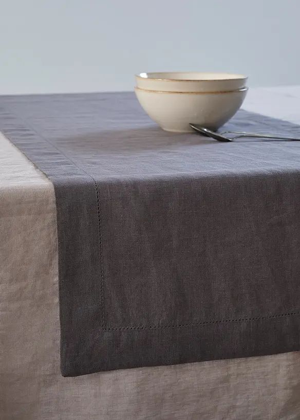 Bordsl&ouml;pare i linne, bonprix