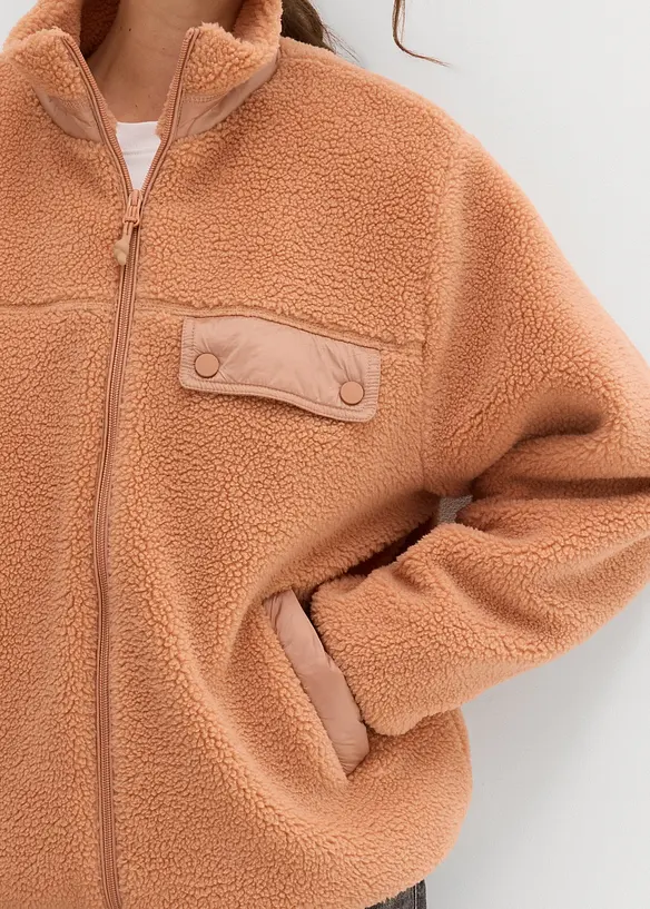 Jacka i teddyfleece, bonprix