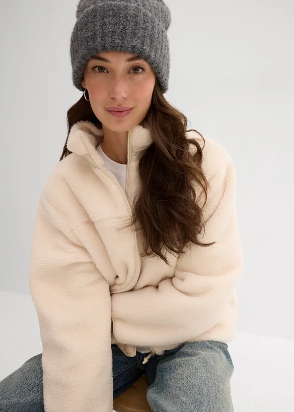 Jacka i teddyfleece, bonprix