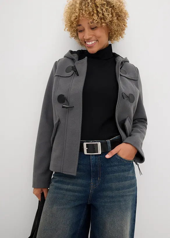 Duffeljacka i ylleimitation, bonprix