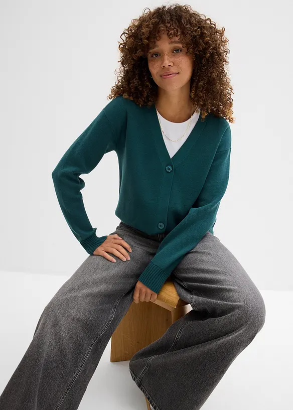 Milano-stickad cardigan, bonprix