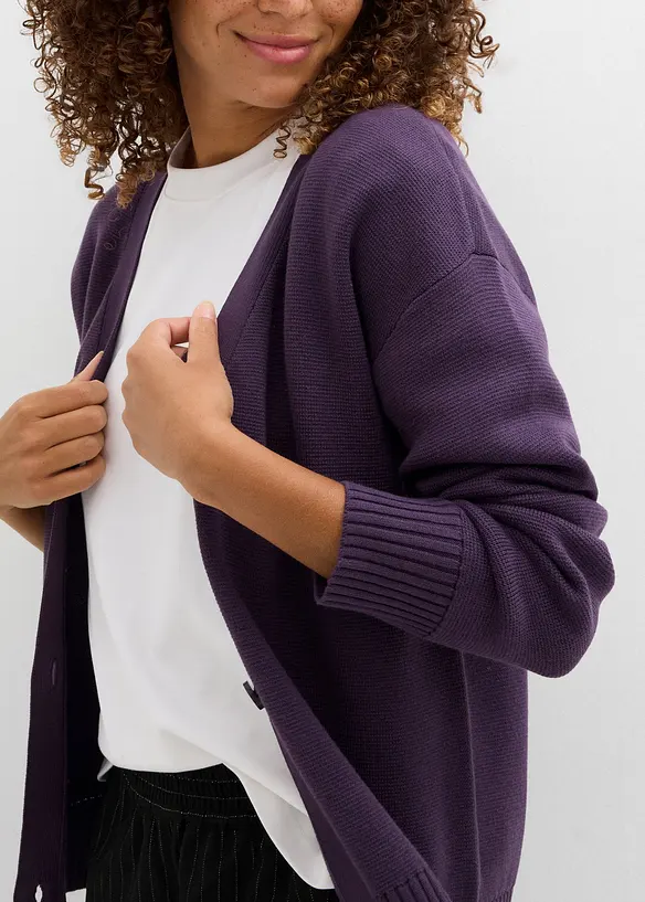 Milano-stickad cardigan, bonprix