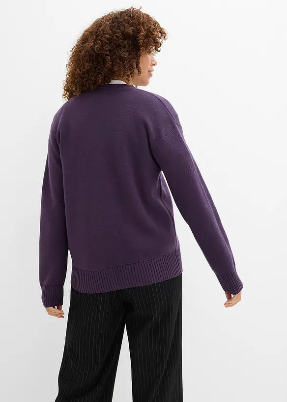 Milano-stickad cardigan, bonprix