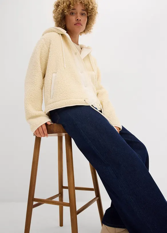 Jacka i teddyfleece, bonprix