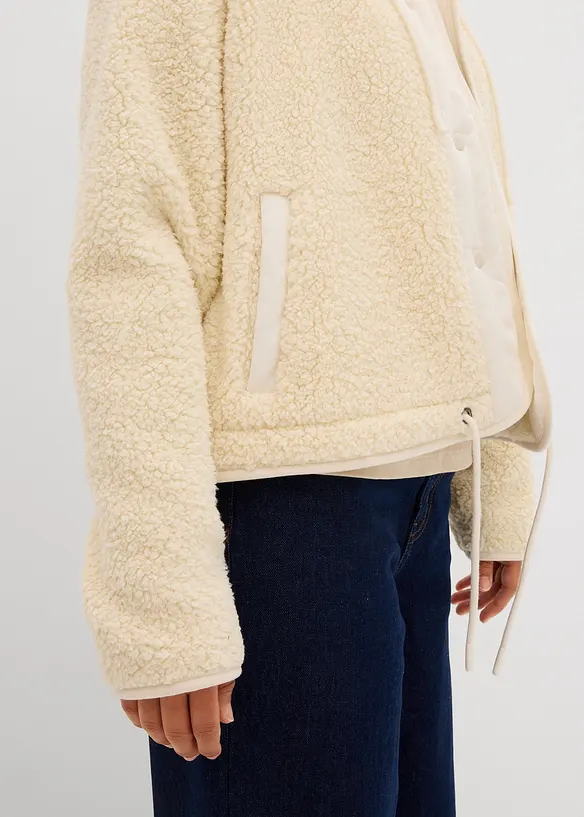 Jacka i teddyfleece, bonprix