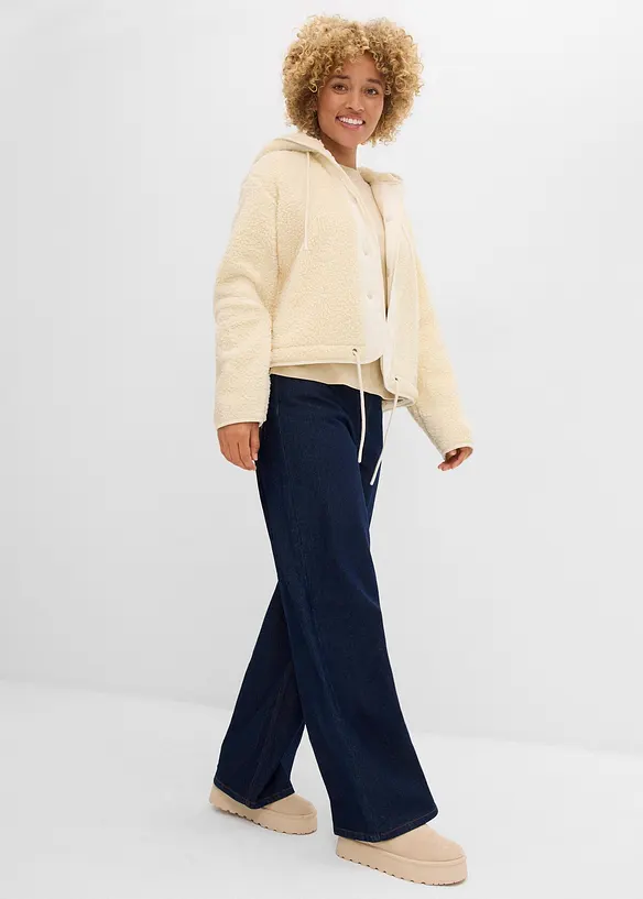 Jacka i teddyfleece, bonprix