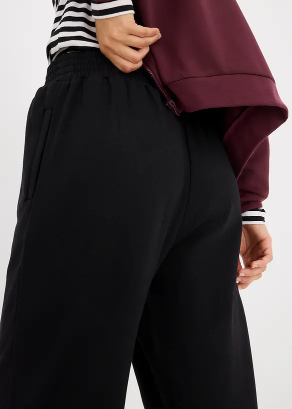 Joggingbyxa med hög midja, bonprix