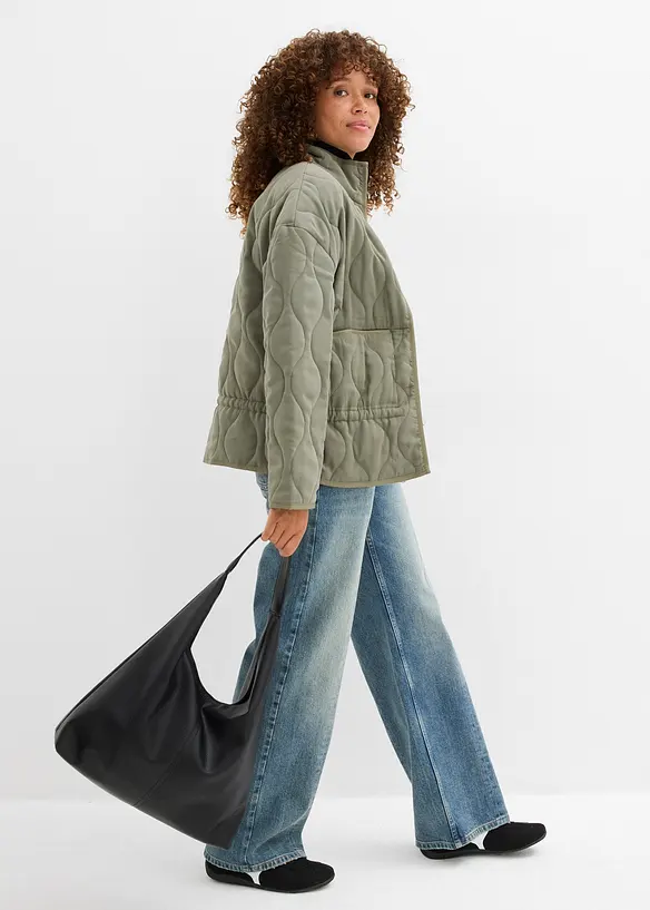 Quiltad jacka i oversizemodell, bonprix