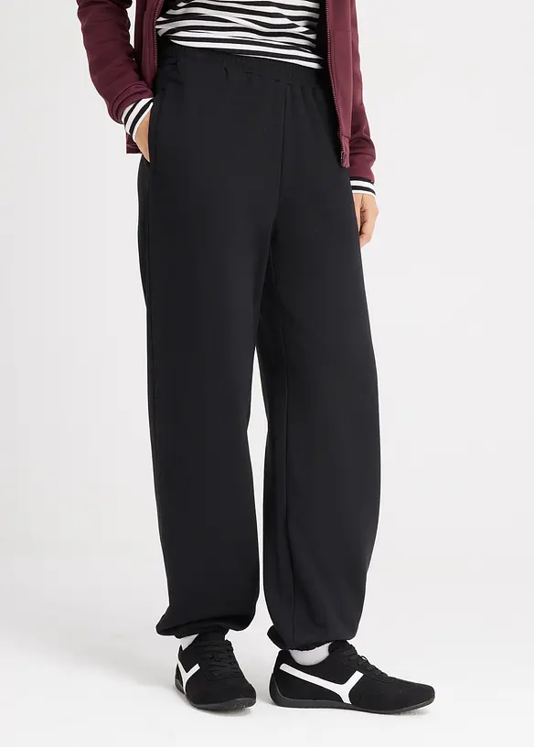 Joggingbyxa med hög midja, bonprix