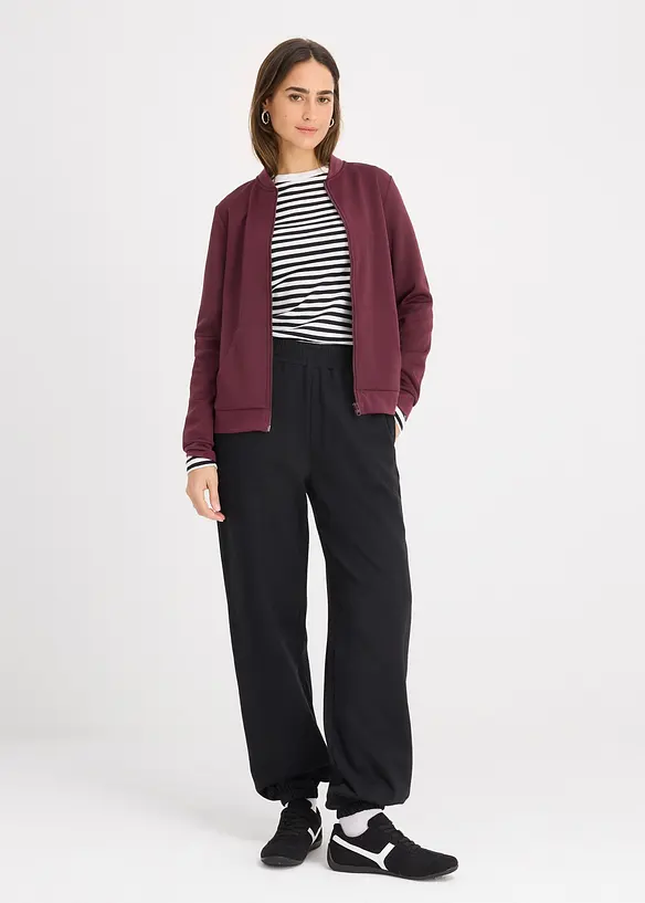 Joggingbyxa med hög midja, bonprix
