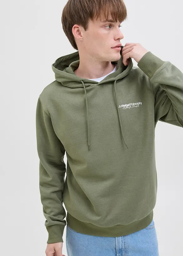 Sweatshirt med huva från JJ REBEL, J&J Rebel