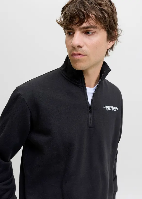 Sweatshirt med dragkedja från JJ REBEL, J&J Rebel