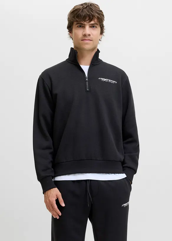 Sweatshirt med dragkedja från JJ REBEL, J&J Rebel