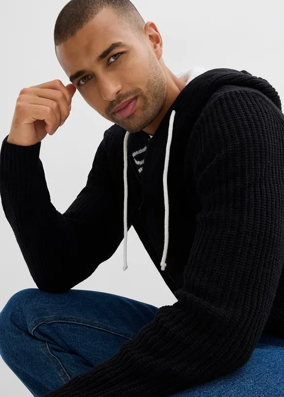 Tröja med luva, bonprix