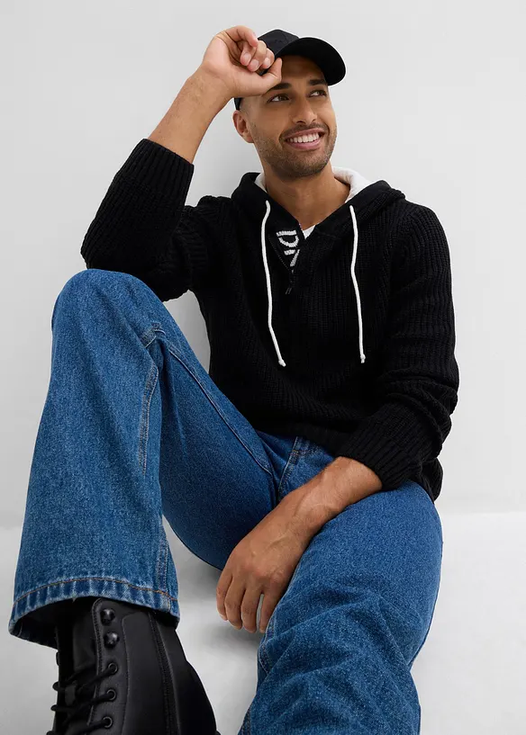 Tröja med luva, bonprix