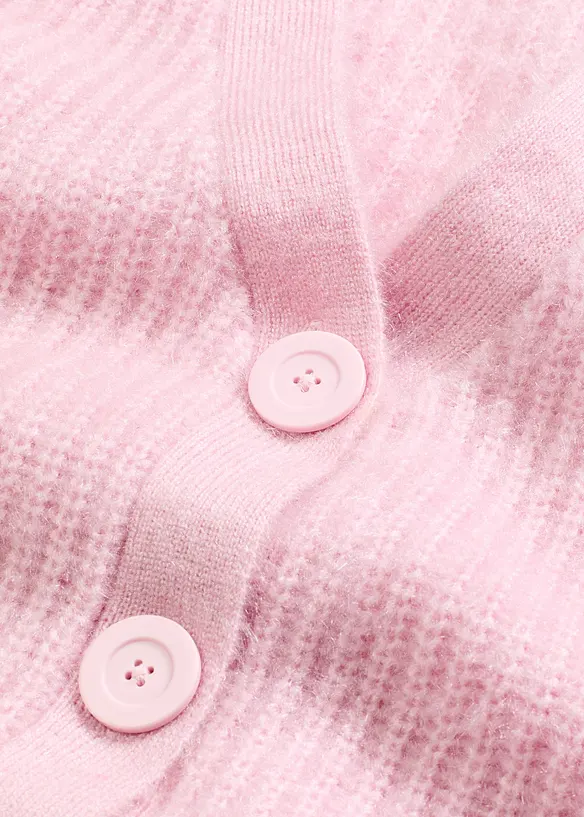 Ribbstickad cardigan, bonprix