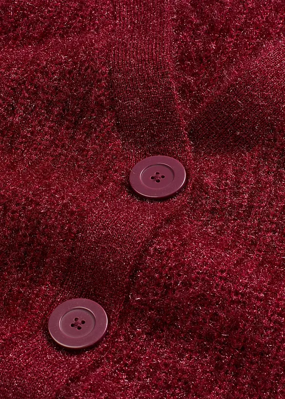 Ribbstickad cardigan, bonprix