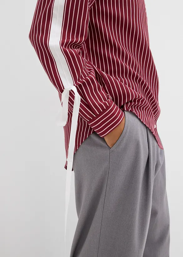 Oversized skjorta av ren, ekologisk bomull, bonprix