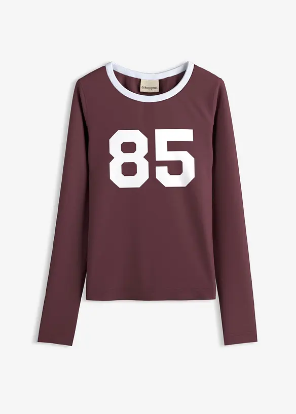 Långärmad topp av lätt jersey, bonprix