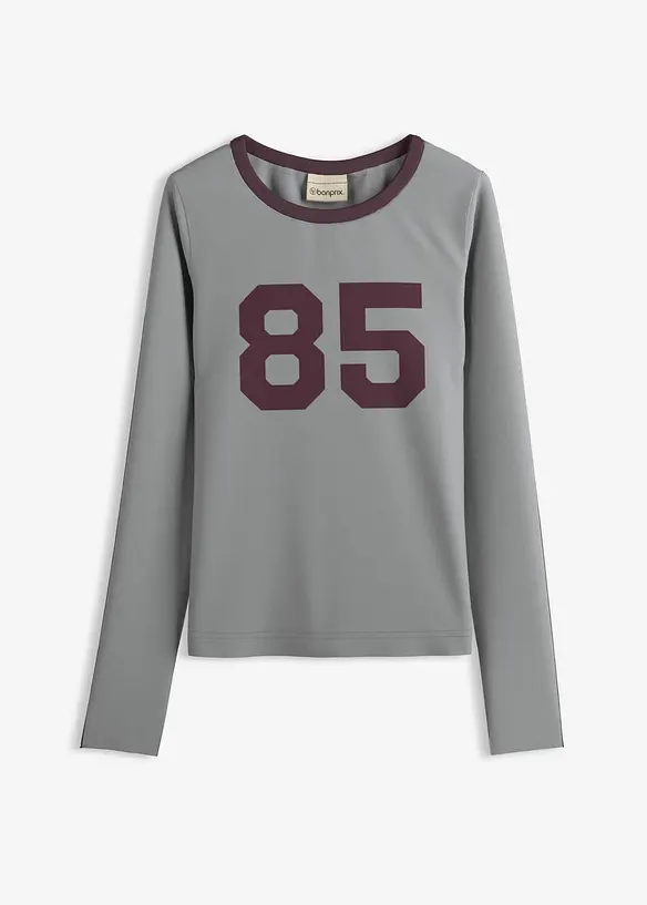 Långärmad topp av lätt jersey, bonprix