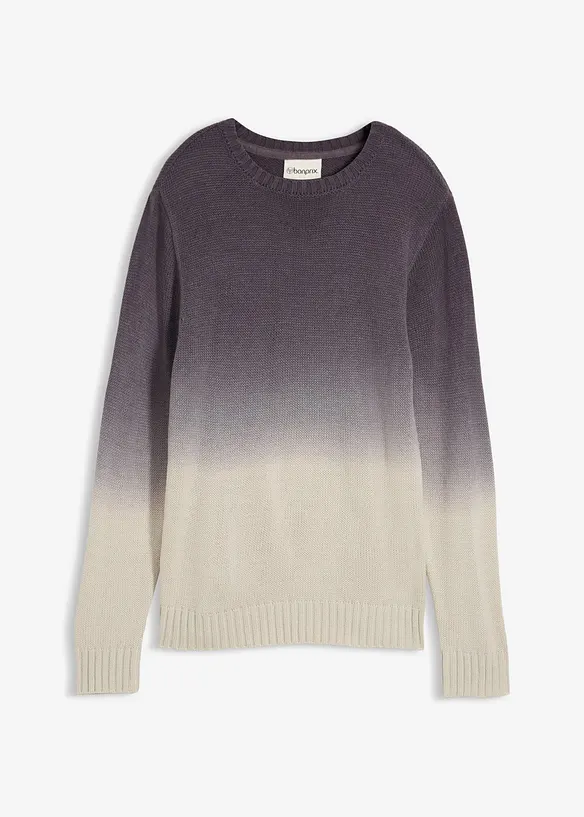 Tröja med olika färgnyanser för barn, bonprix