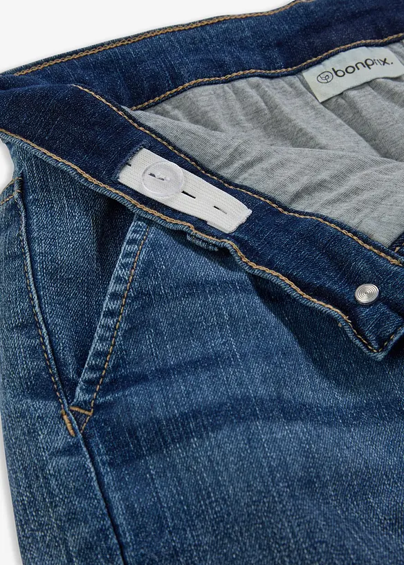 Jerseyfodrade jeans, Loose Fit, Straight, bonprix