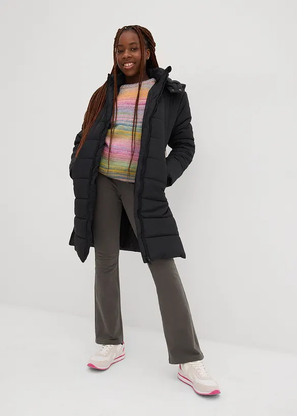 Leggings med ruggad insida, bootcut (2-pack), bonprix