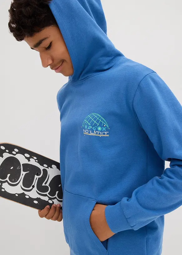 Hoodie av ekologisk bomull, bonprix