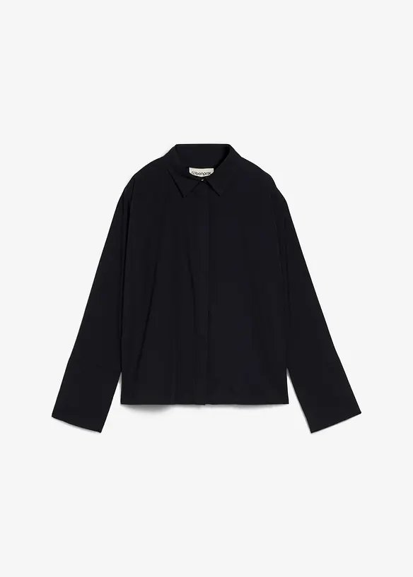 Blus med sidenandel, bonprix